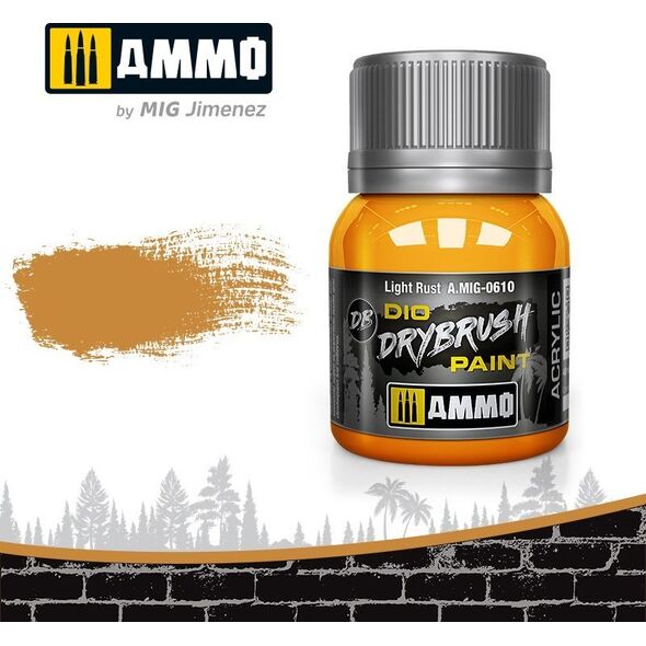 Vallejo Ammo: DIO Drybrush - Light Rust