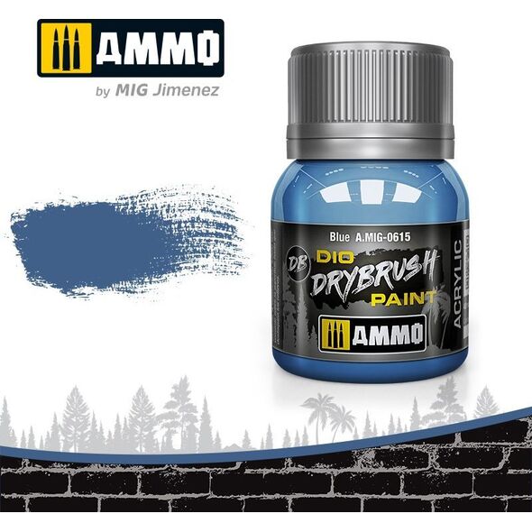 Vallejo Ammo: DIO Drybrush - Blue