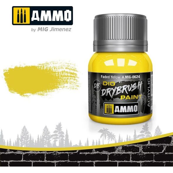 Vallejo Ammo: DIO Drybrush - Faded Yellow