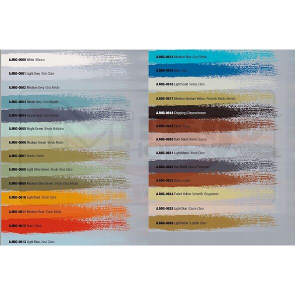 Vallejo Ammo: DIO Drybrush - Light Orange 