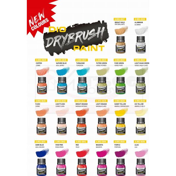 Vallejo Ammo: DIO Drybrush - Red 