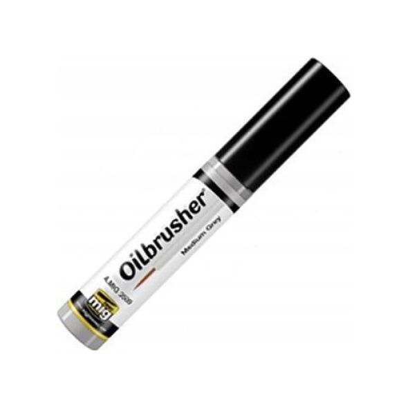 Vallejo Ammo: Oilbrusher - Medium Grey (10 ml)