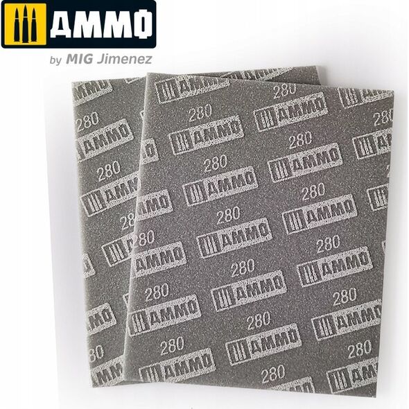 Vallejo Ammo: Sanding Sponge Sheet - 280 (2)
