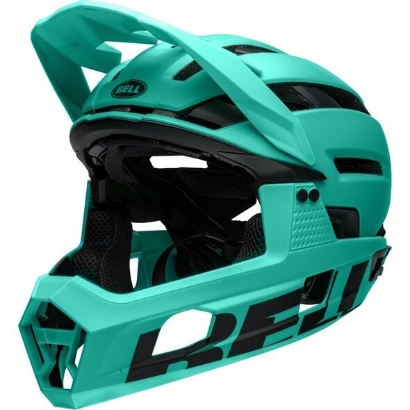 Bell Kask full face BELL SUPER AIR R Rozmiar kasku: L(59-63 cm), Wybierz kolor: Matte Turquoise Black