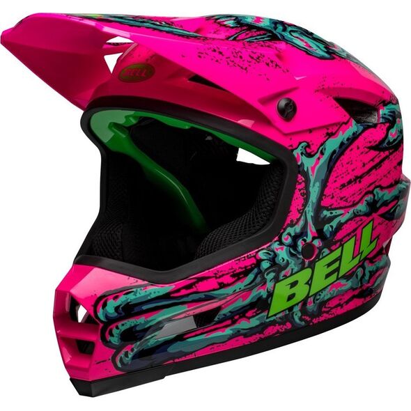 Bell Kask full face BELL SANCTION 2 DLX MIPS Rozmiar kasku: M(55-57 cm), Wybierz kolor: Ravine Matte Dark Green Orange