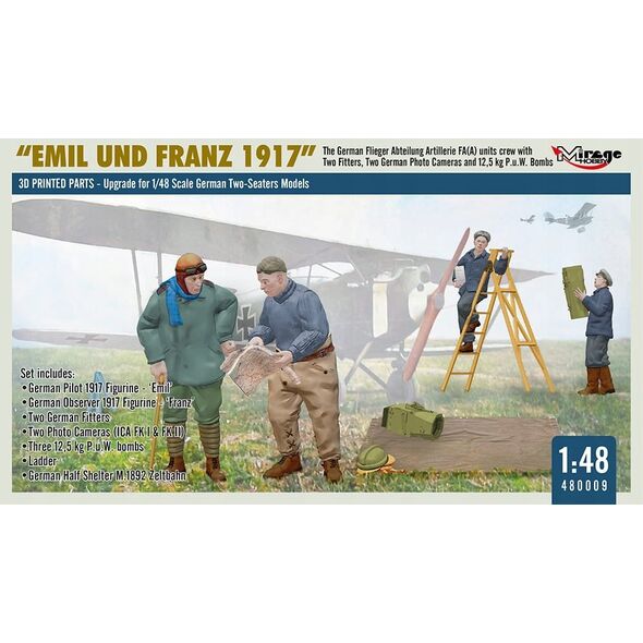 Teka WWI Załoga jednostek FAA Emil&Franz 1917 1:48