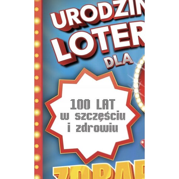 Teka Karnet Urodziny męskie