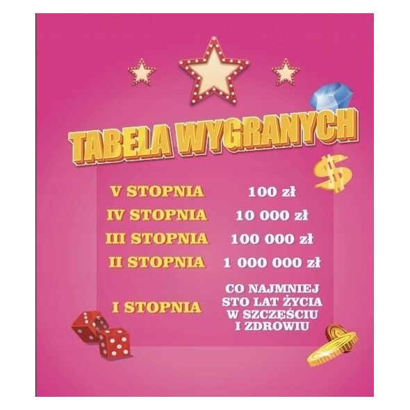 Yeku Karnet Urodziny 50 damskie
