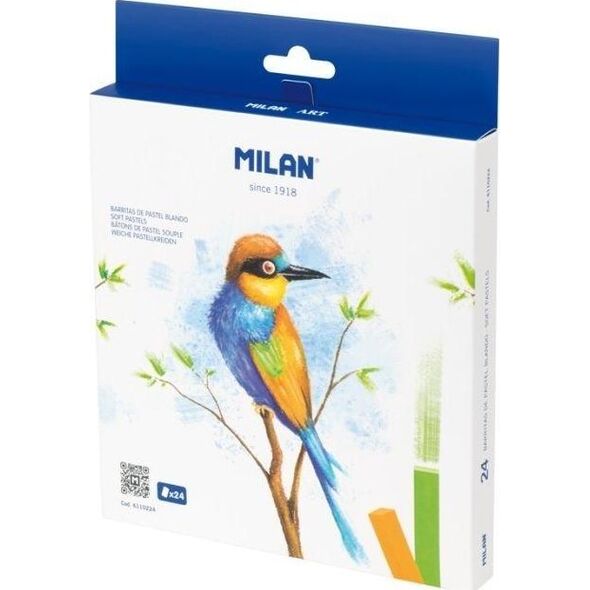 Teka Pastele miękkie 24 kolorów MILAN