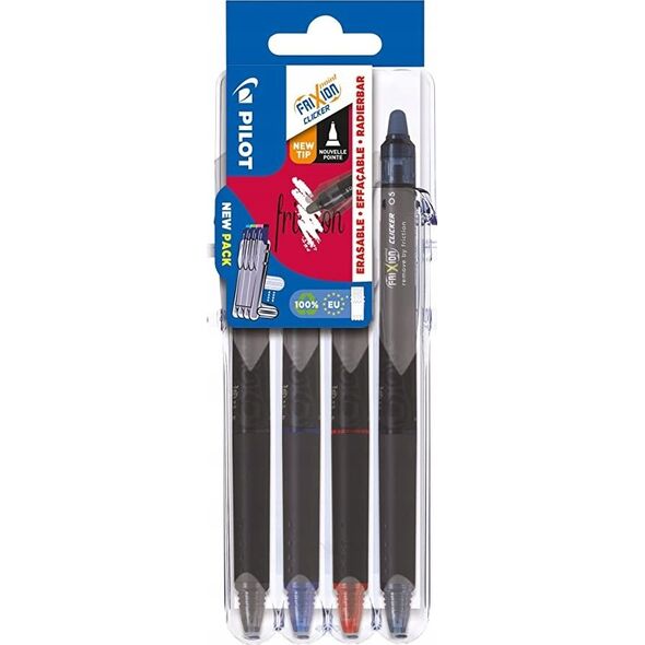 Pilot Pilot - Frixion Point Clicker Pens Set2Go 0,5 Basic (4 colors) /Writing
