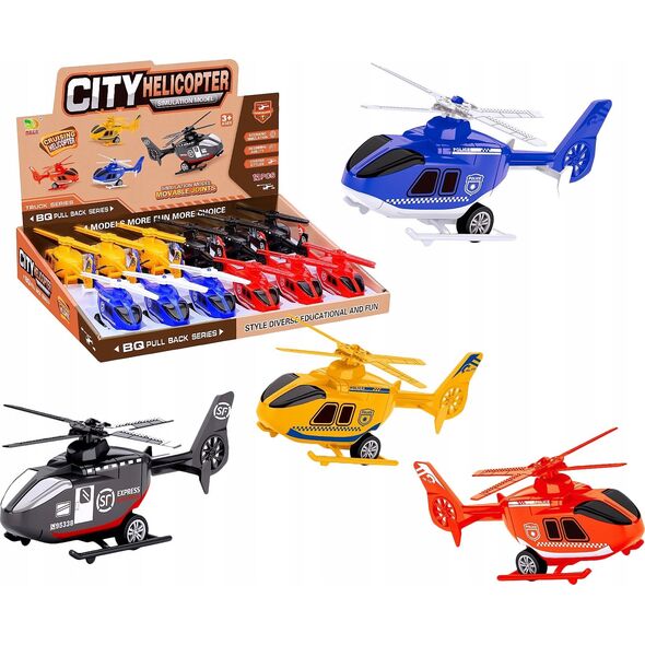 Teka Helikopter z napędem typu pull-back MIX