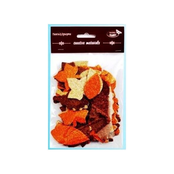 Teka Listki brokatowe tonacja br±zowa 60szt