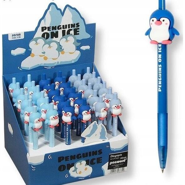 Teka Długopis penguins on ice (36szt)