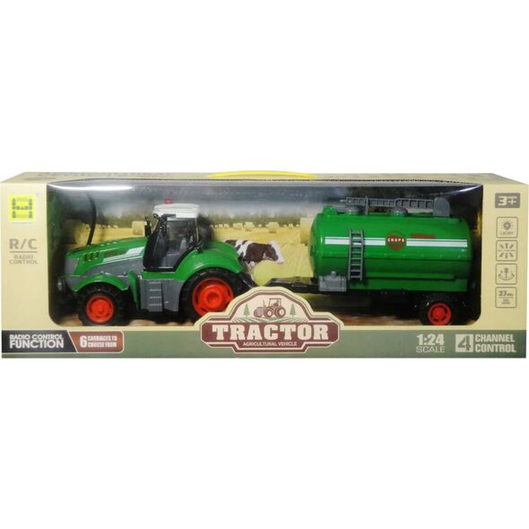 Teka Traktor z przyczep± sterowany pilotem z ładowark±