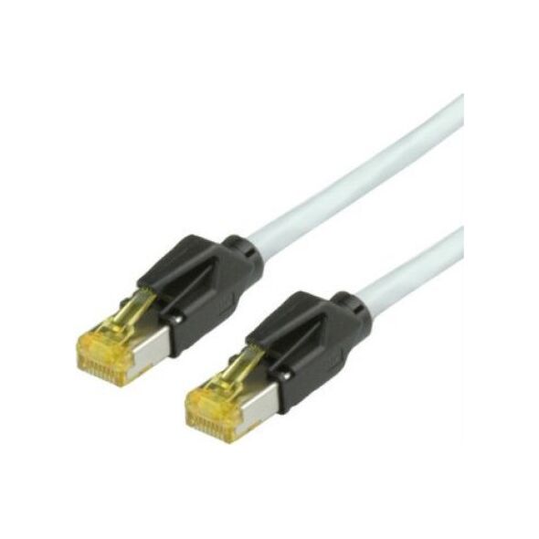 Draka Kabel krosowy DRAKA Cat.6A (klasa EA) UC900 / HIROSE TM31, szary, 0,5 m