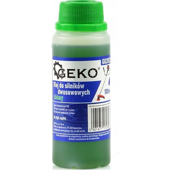 Geko Olej do silników dwusuwowych zielony 100ml(24/1008)