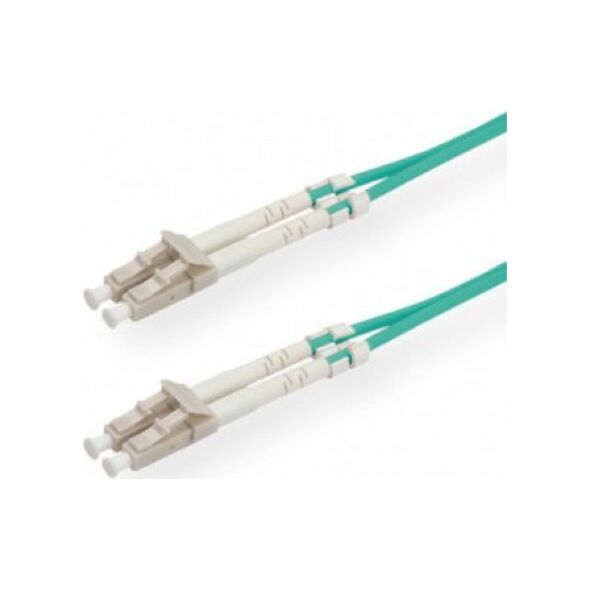 Triton Kabel światłowodowy, 50/125m, LC/LC, OM3, turkusowy, 2 m