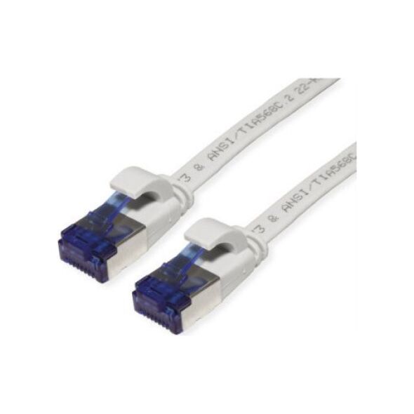 Triton Kabel krosowy VALUE FTP, kat. 6A (klasa EA), bardzo płaski, szary, 0,5 m