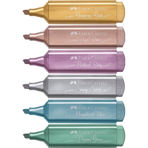 Teka Zakre¶lacz metaliczny 6 kolorów FABER CASTELL