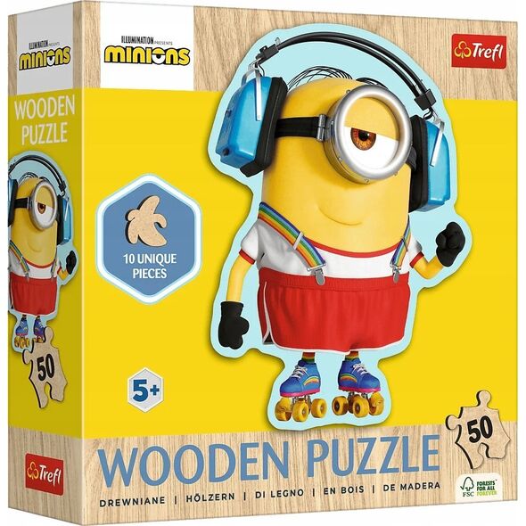 Trefl Puzzle 50 konturowe Szalony Minionek TREFL