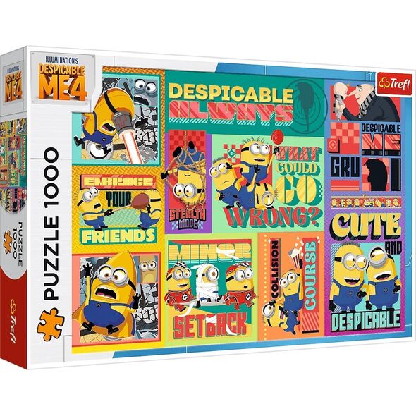 Trefl Puzzle 1000 Szalone przygody Minionków TREFL
