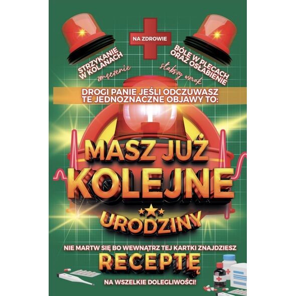 Teka Karnet Urodzinowy z recept±