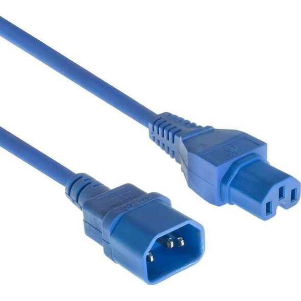 Kabel zasilający MicroConnect Microconnect PE1415B18 kabel zasilające Niebieski 1,8 m C14 panel C15 panel