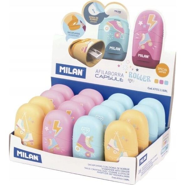 Teka Temperówko - gumka Capsule Roller (16szt) MILAN