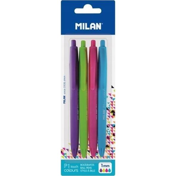 Teka Długopisy P1 Touch Colours 4szt MILAN