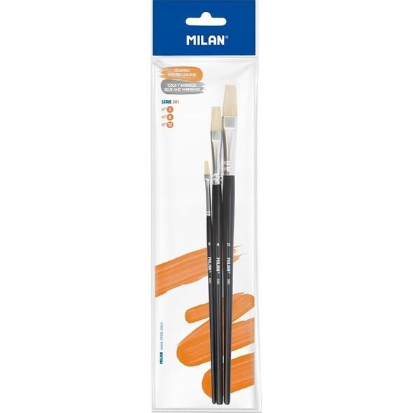 Teka Pędzle nr 2,8,12 seria 501 MILAN