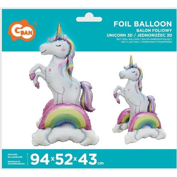 Teka Balon foliowy Jednorożec 94x52x43cm