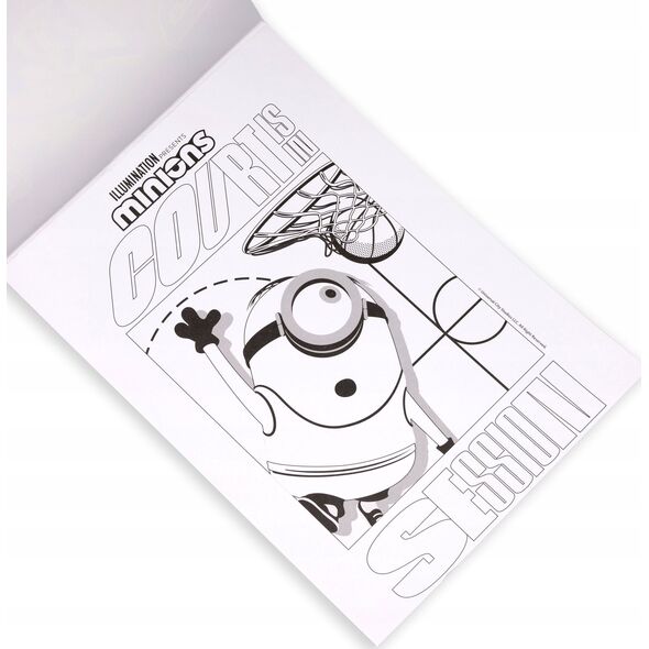 Teka Blok rysunkowy A4/20K biały Minionki
