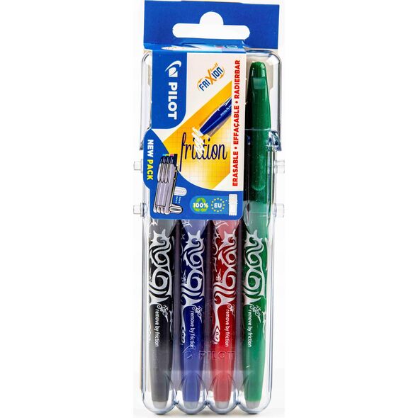 Teka Pióro kulkowe FriXion Ball 4szt + etui PILOT