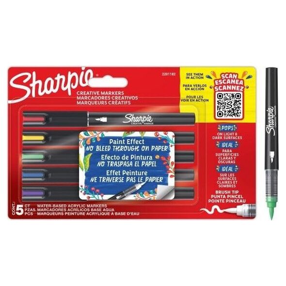 Teka Markery artystyczne Sharpie 5 kolorów