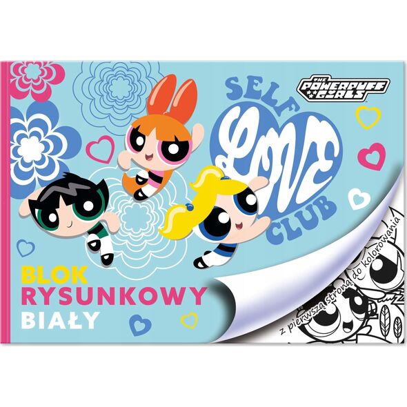 Teka Blok rysunkowy biały A4/20K Atomówki mix
