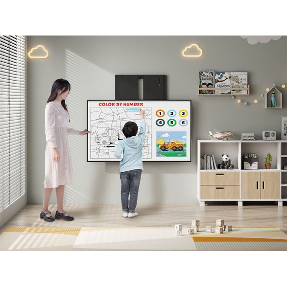 System przekazu sygnału AV Equip Equip Wandhalterung 60"-100"/1TFT 60-90kg 1Gelenk Up-Down sw