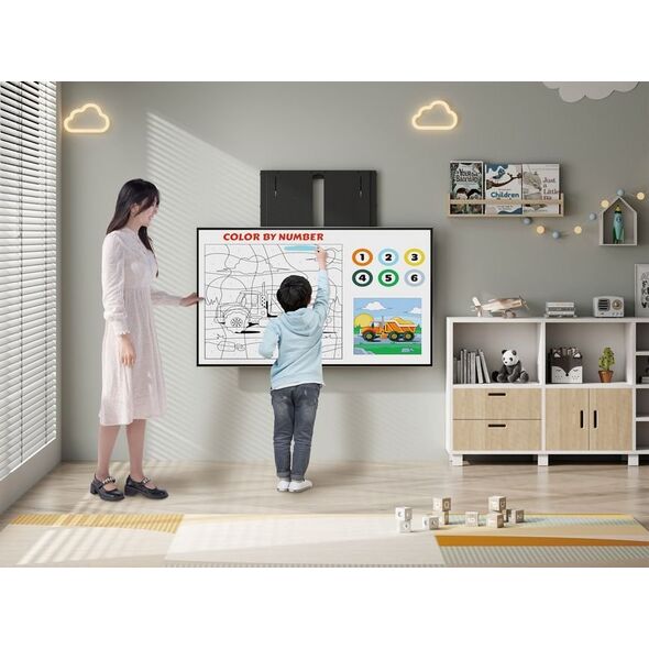 System przekazu sygnału AV Equip Equip Wandhalterung 60"-100"/1TFT 60-90kg 1Gelenk Up-Down sw