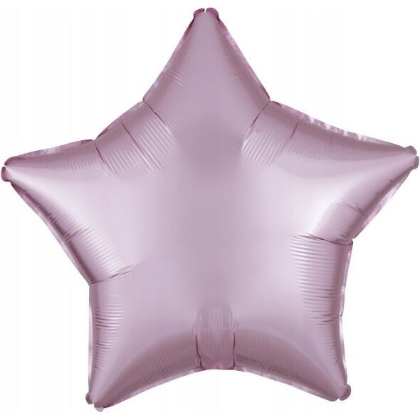 AMSCAN Balon foliowy Lustre Pastel różowy gwiazda 48cm