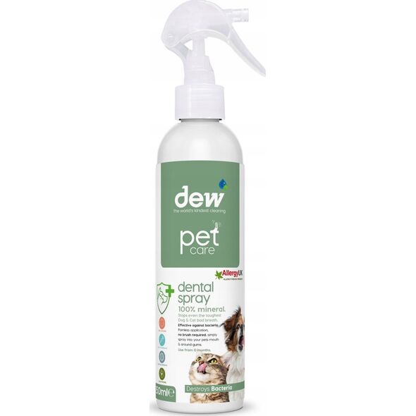 . DEW, Spray do pielęgnacji jamy ustnej dla zwierząt, 250 ml