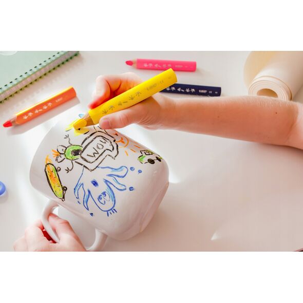 Teka Kredki ołówkowe Kids Multisurface + temp. 10+1 kol
