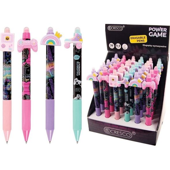Teka Długopis wymazywalny Power Game (36szt)