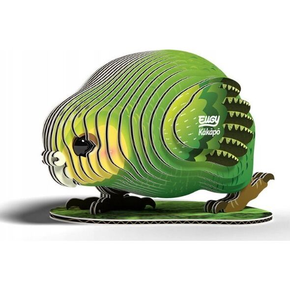 Teka Papuga Kakapo Eugy. Eko Układanka 3D