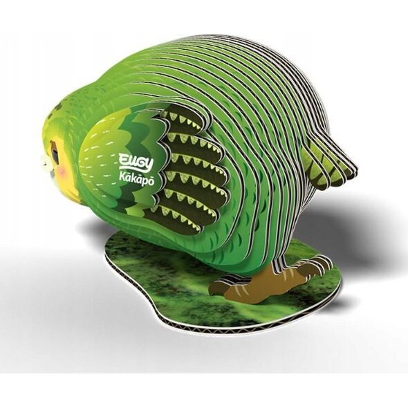 Teka Papuga Kakapo Eugy. Eko Układanka 3D