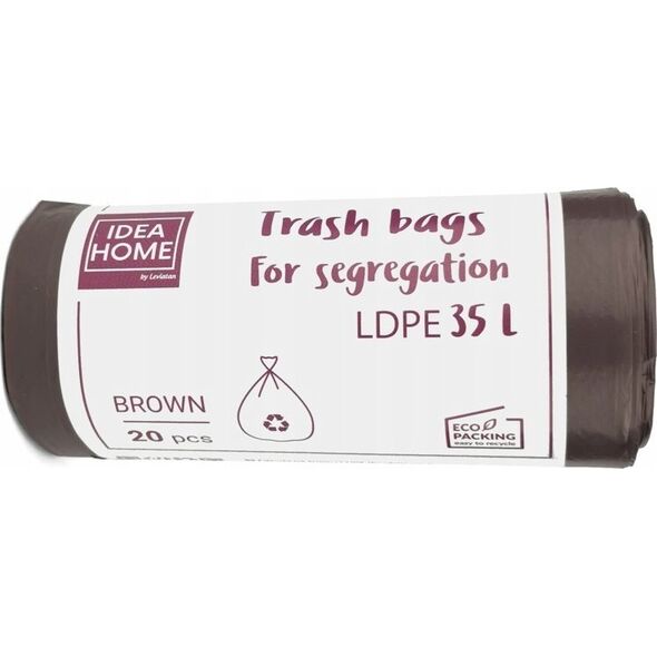 Teka Worki na ¶mieci 35l br±zowe 20szt