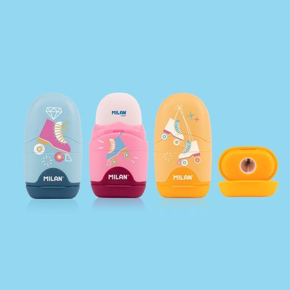 Teka Temperówko - gumka Capsule Roller + 2 gumki MILAN