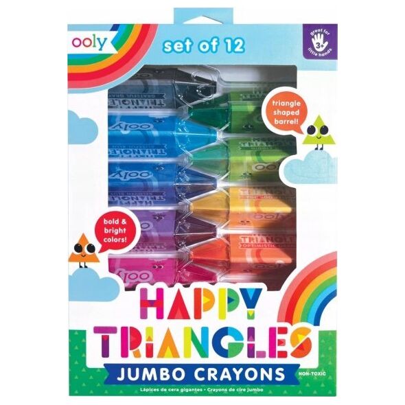 Teka Kredki trójk±tne jumbo Happy Triangles 12szt