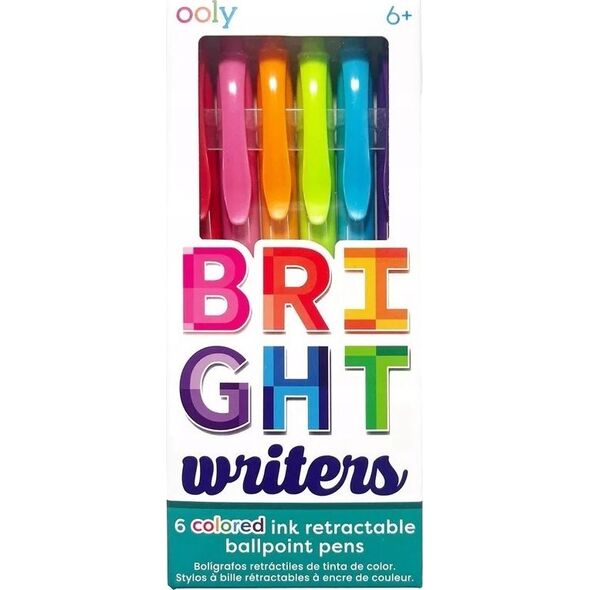 Teka Długopisy kolorowe Bright Writers 6szt