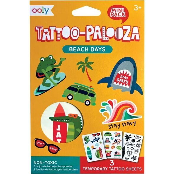 Teka Tatuaże zmywalne mini Tattoo Palooza - Plaża