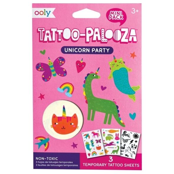 Teka Tatuaże zmywalne mini Tattoo Palooza - Piraci