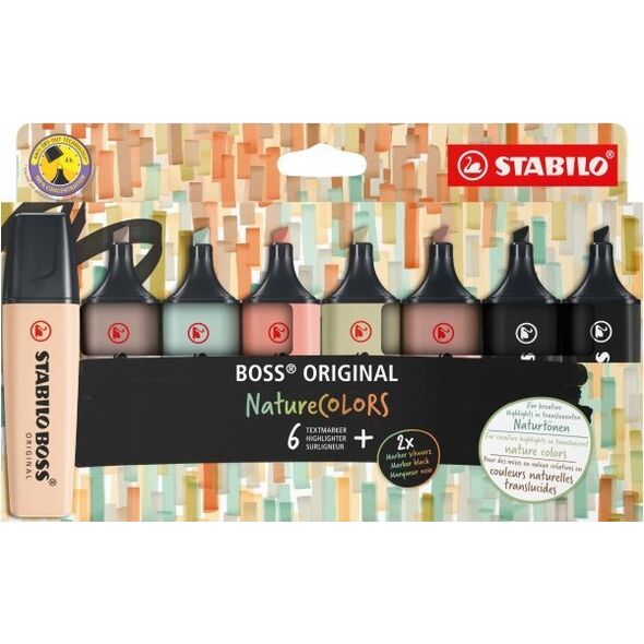 Teka Zakre¶lacz Boss Original Naturecolors 8szt